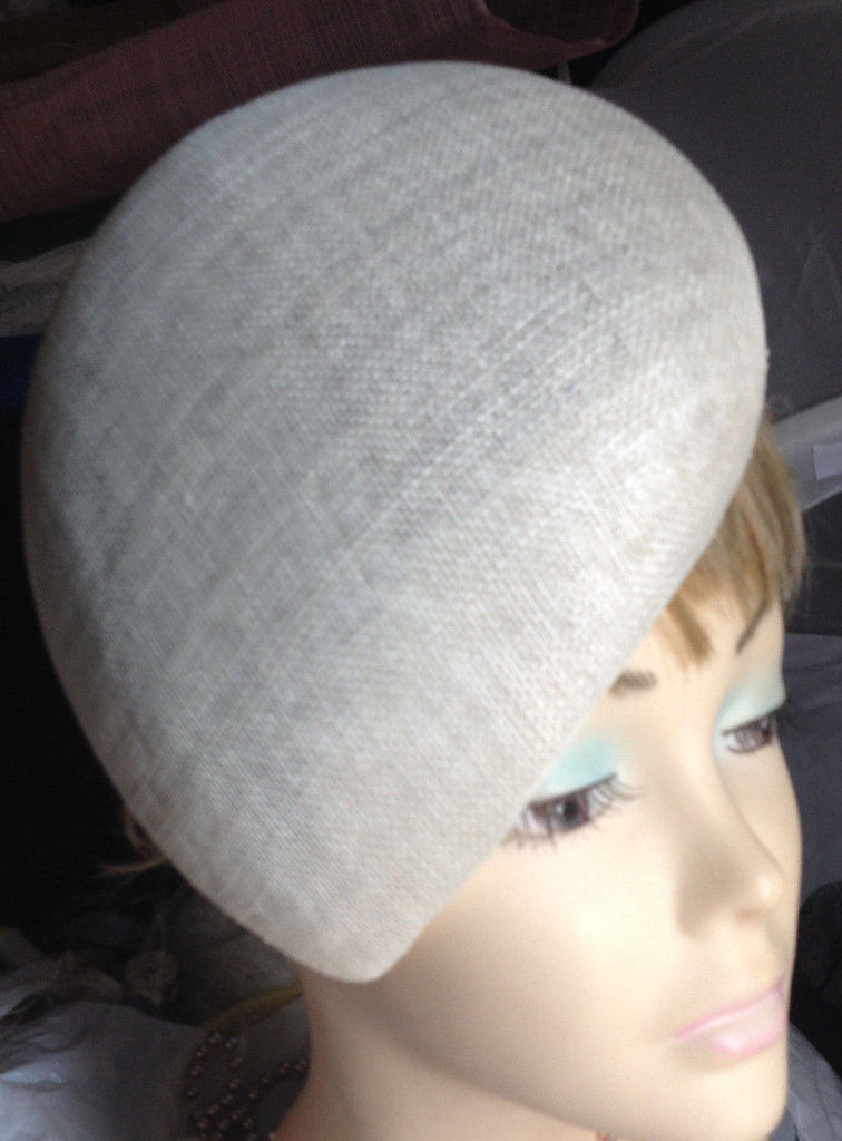 SAC46 Ladies sinamay curve Tear Drop's shape Pill Box Hat Base/ Races